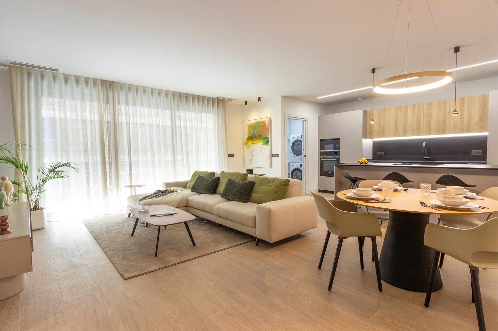 Edificio Antares · Salón, comedor y cocina